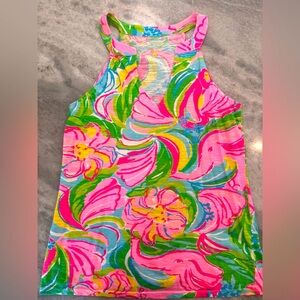 Lilly Pulitzer Floral Sleeveless Top size xxs